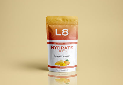 L8 Hydrate BIOTIN – Orange Mango Flavor
