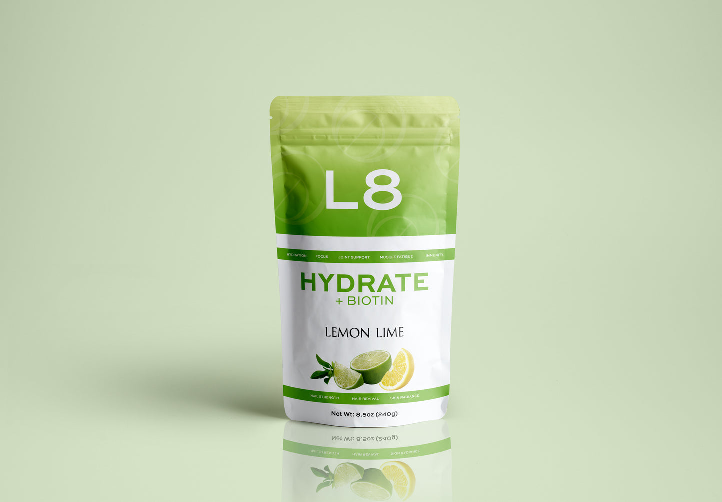 L8 Hydrate BIOTIN – Lemon Lime Flavor