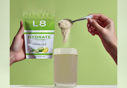 L8 Hydrate BIOTIN – Lemon Lime Flavor