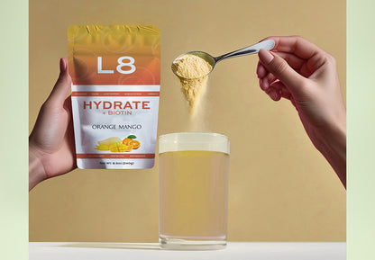 L8 Hydrate BIOTIN – Orange Mango Flavor