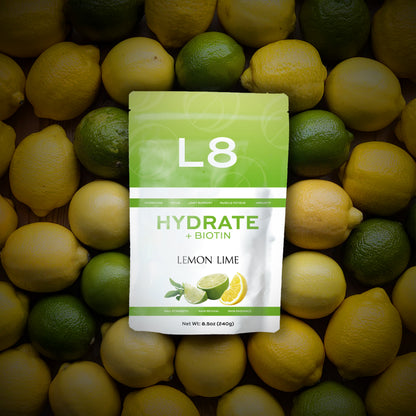 L8 Hydrate BIOTIN – Lemon Lime Flavor