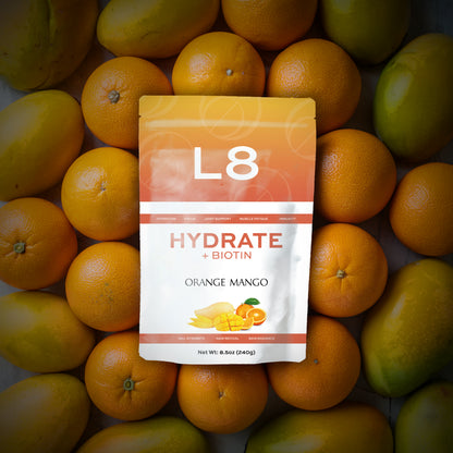 L8 Hydrate BIOTIN – Orange Mango Flavor